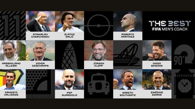 Zidane y Deschamps, favoritos en la lista de 10 nominados al The Best