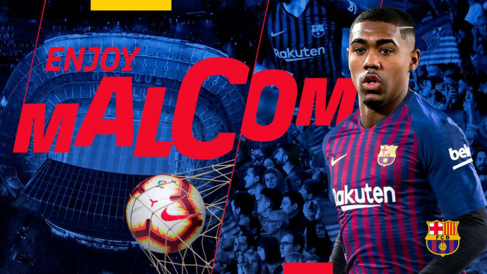 Malcom ya es nuevo jugador del Barcelona.