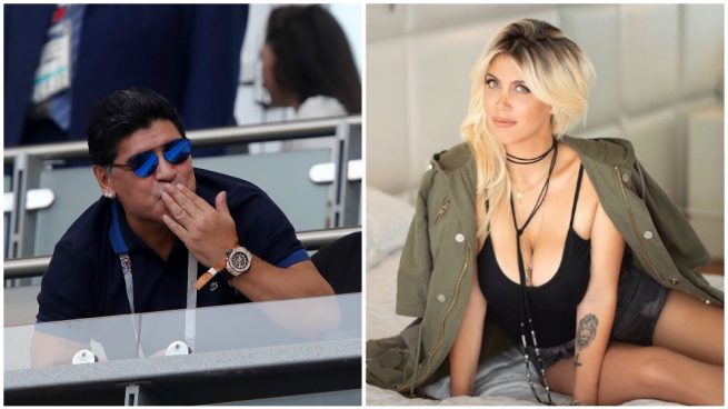 Confirman Un Affaire Entre Maradona Y La Mujer De Icardi