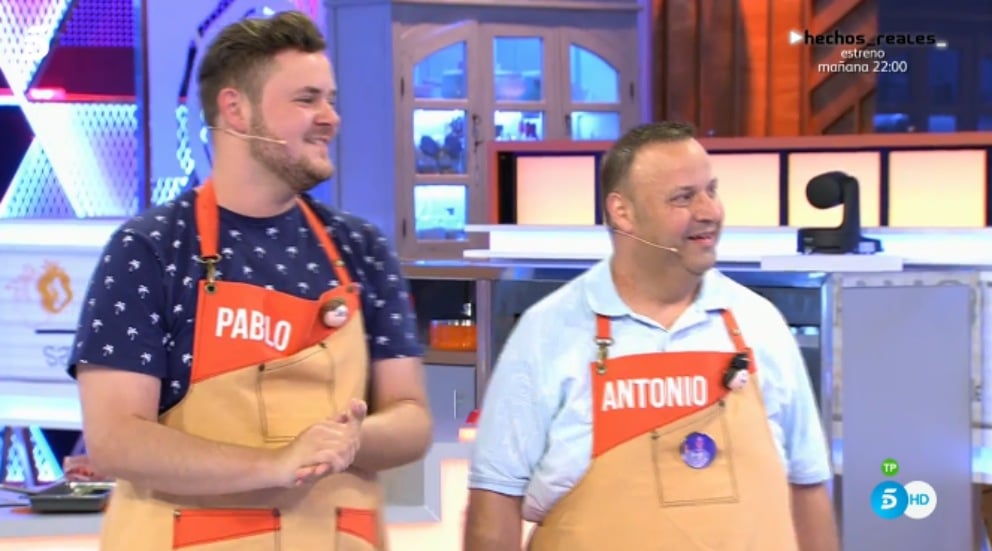 Pablo y Antonio, finalistas en ‘Mi madre cocina mejor que la tuya’