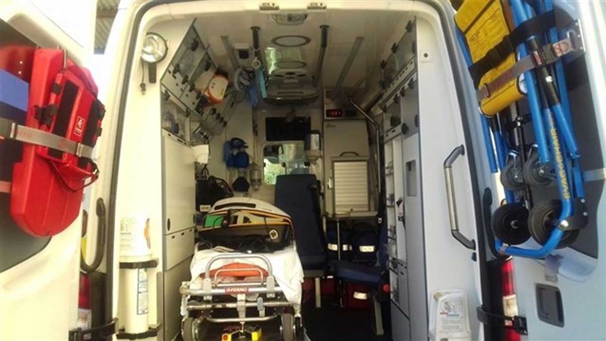 Imagen de archivo del interior de una ambulancia. Foto: Europapress.