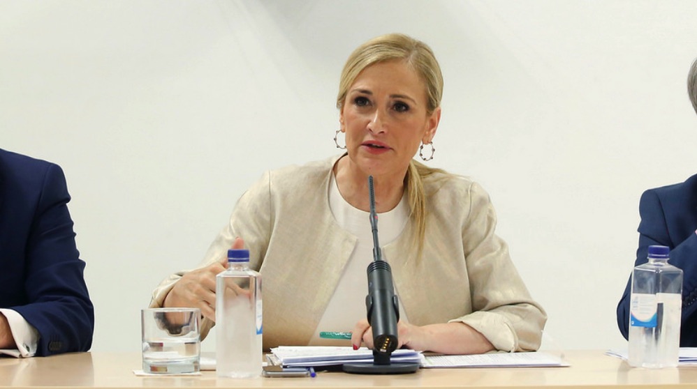 La expresidenta de Madrid Cristina Cifuentes. (Foto. Comunidad)