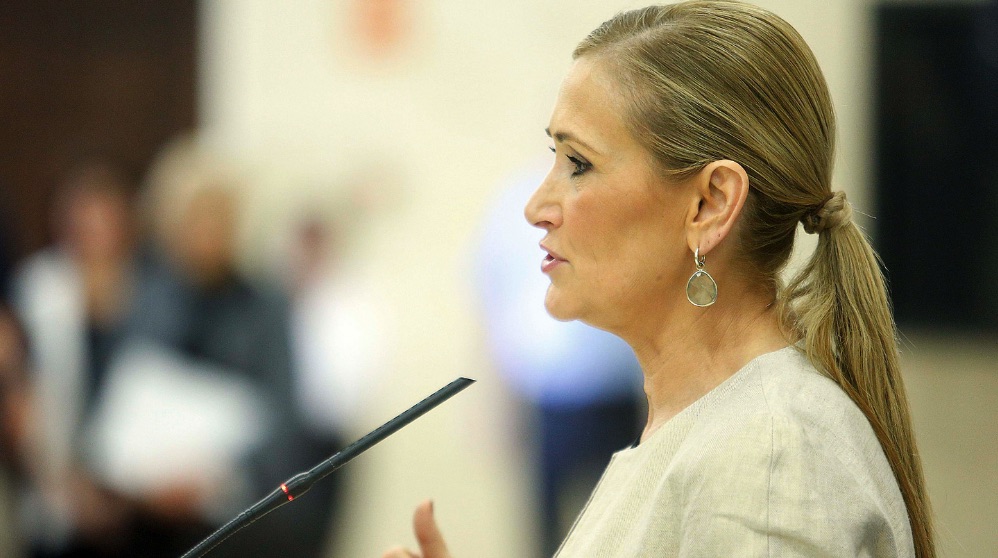 La ex presidenta de Madrid Cristina Cifuentes. (Foto. Comunidad).