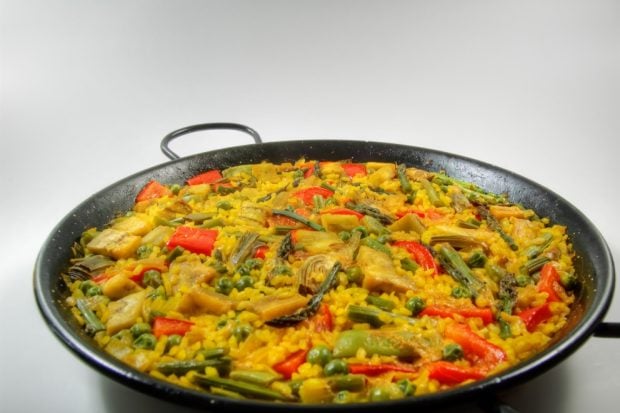 paella de verduras