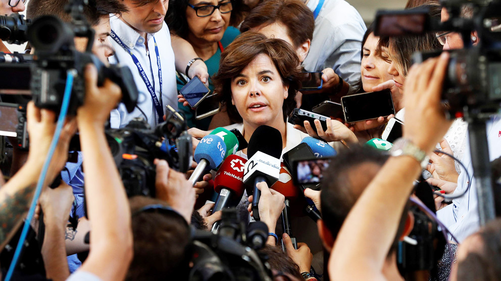 Soraya Sáenz de Santamaría. (Foto: EFE)