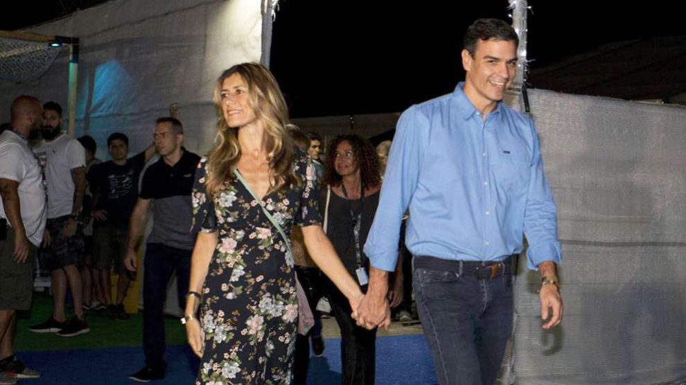 Pedro Sánchez y Begoña Gómez.