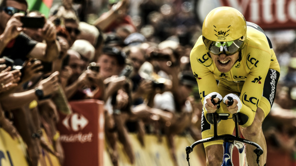 Geraint Thomas ya es el virtual ganador del Tour. (AFP)