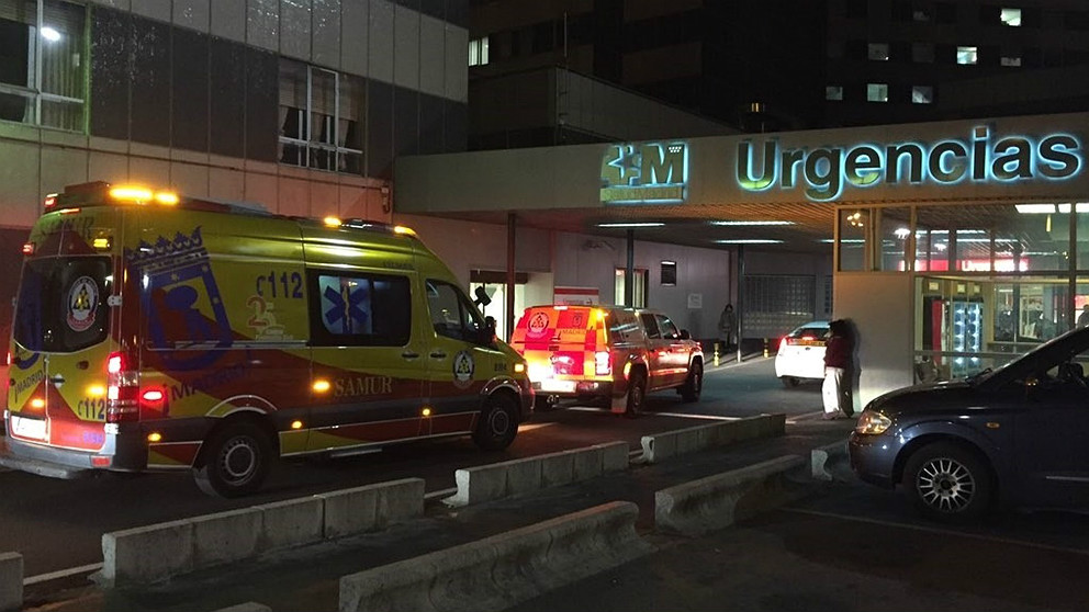 Entrada de Urgencias del Hospital La Paz (Madrid). (EP)