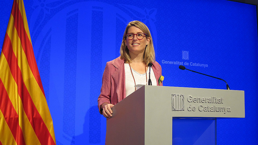 Elsa Artadi, portavoz del Govern catalán. (EP)