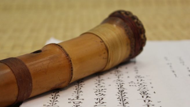 flauta de bambú