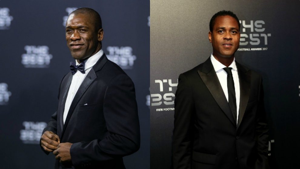 Clarence Seedorf y Patrick Kluivert.