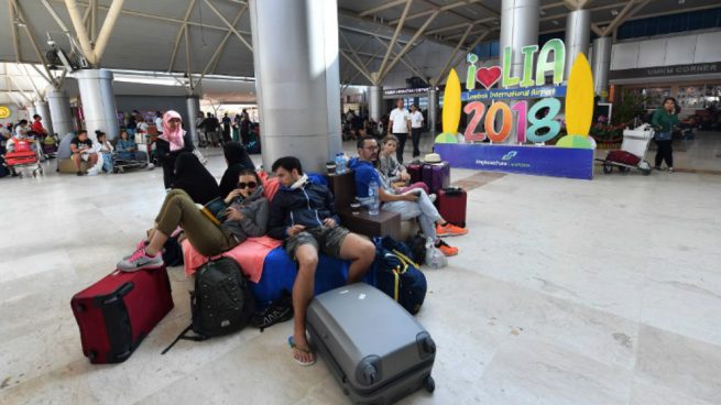 aeropuerto Lambok indonesia terremoto