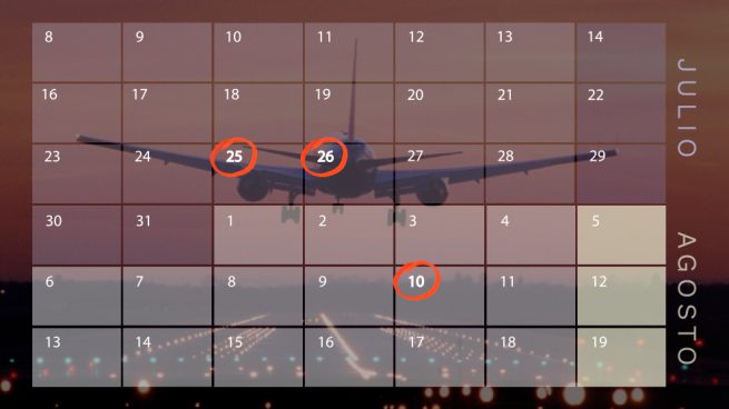 Calendario de la huelga Ryanair