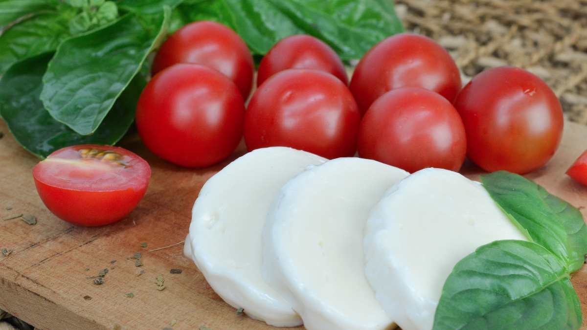 Mozarella y tomate