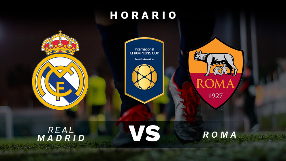 El Real Madrid y la Roma se enfrentan en la International Champions Cup.