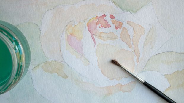▷【 Cómo preparar papel para acuarela antes de pintar