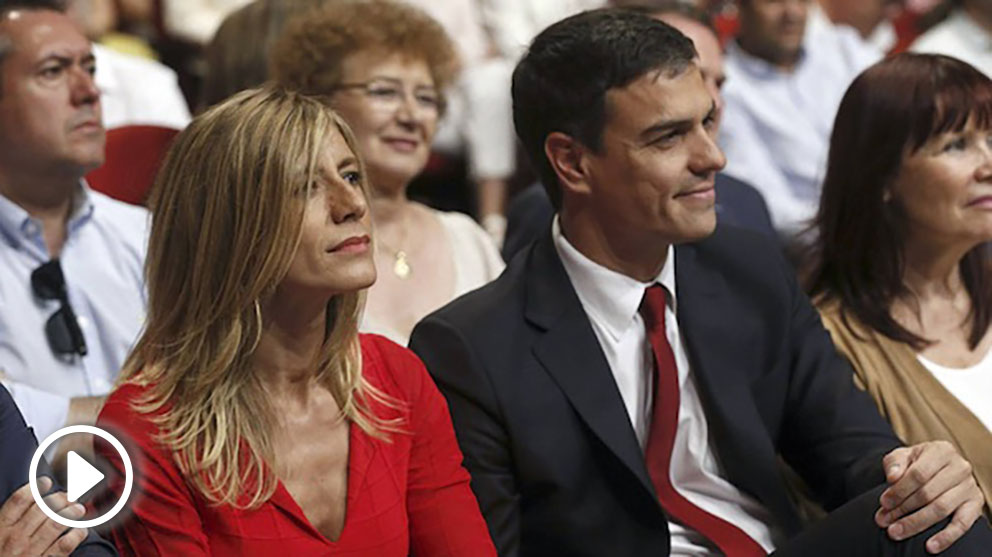 Begoña Gómez y Pedro Sánchez (Foto Efe)