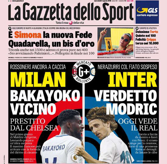 En Italia insisten: Modric pedirá hoy irse cedido al Inter