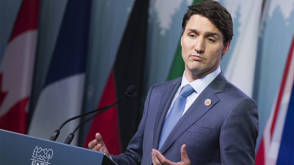 El primer ministro de Canadá, Justin Trudeau (Foto: AFP)