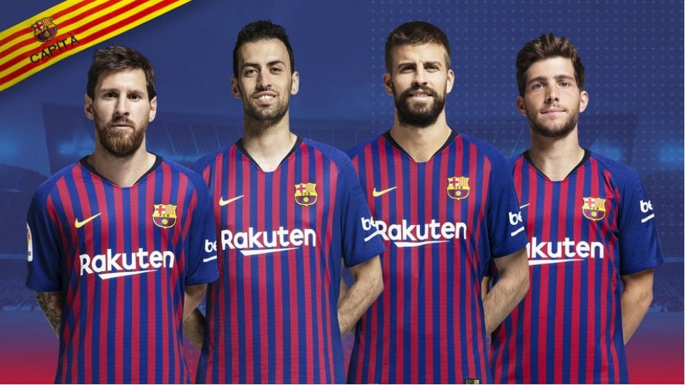 Los nuevos capitanes del Barcelona. (FC Barcelona)