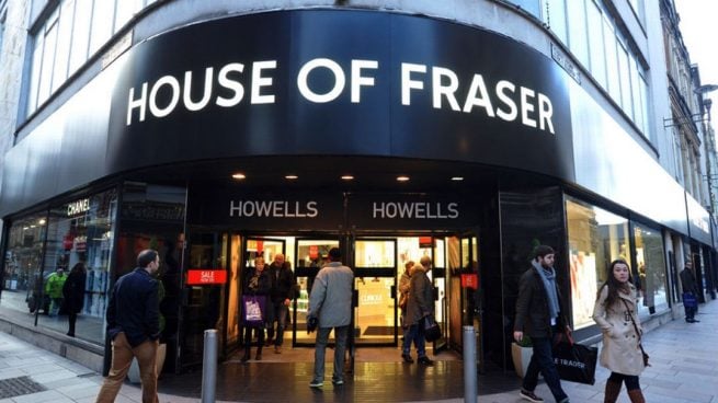 El gigante británico «House of Fraser» se declara insolvente