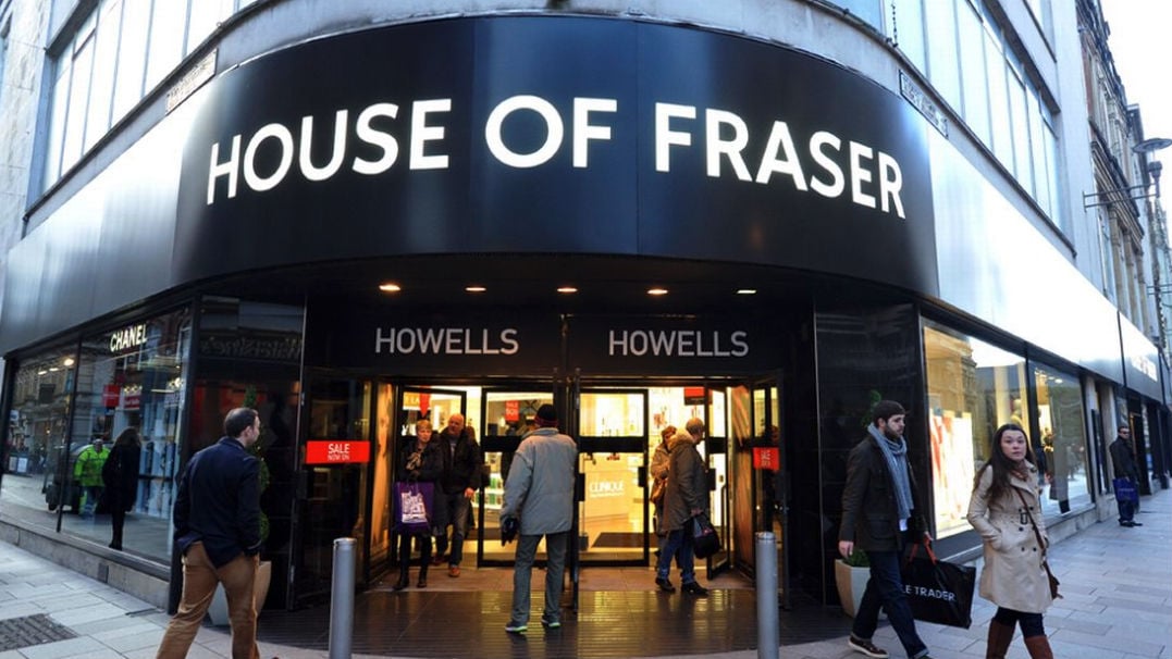 El gigante británico «House of Fraser» se declara insolvente