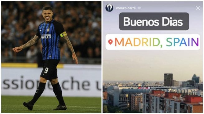 Guiño de Icardi al Madrid: sube una foto del Bernabéu a las redes sociales