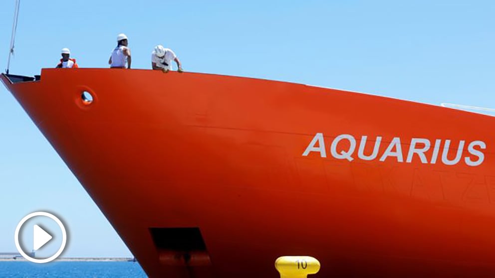 Barco ‘Aquarius’. (Foto: EFE)