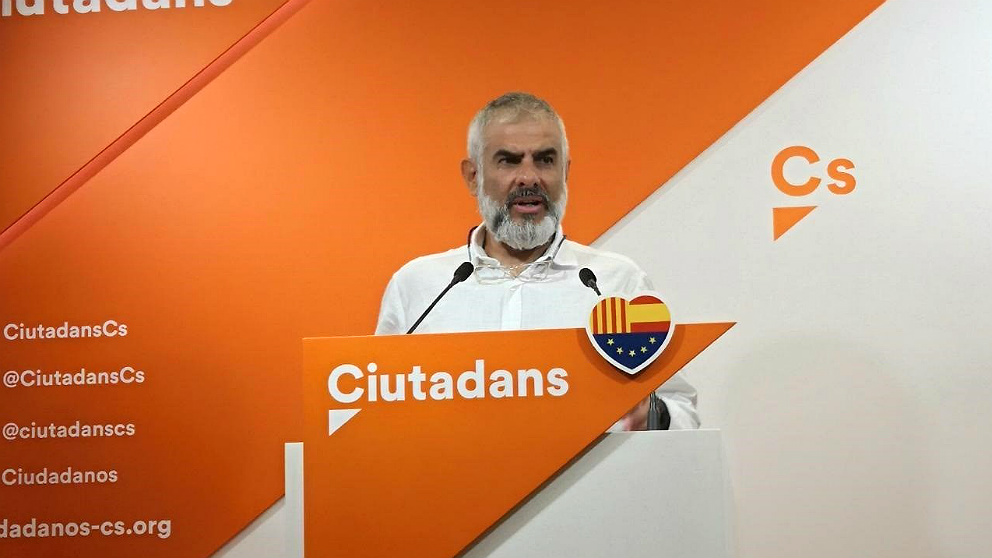 Carlos Carrizosa, portavoz de Ciudadanos en el Parlament de Cataluña. (EP)