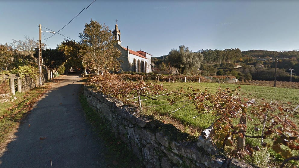 Parroquia de Malva, en Tui (Pontevedra), donde se produjo el suceso.