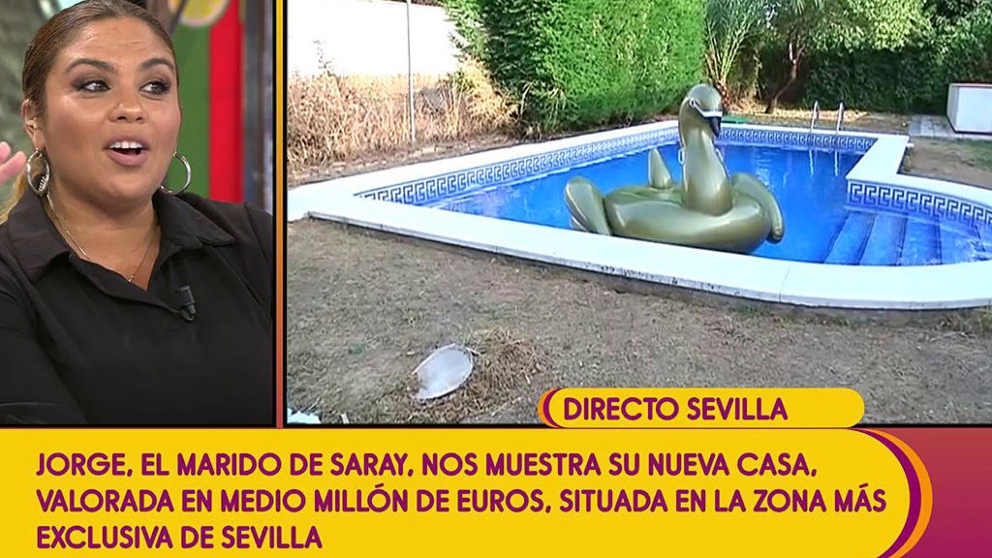 Saray Montoya mostró en ‘Sálvame’  su nueva lujosa casa. (Foto: Telecinco)