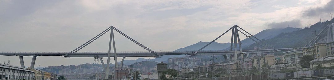 Así era el viaducto que se ha derrumbado en Génova
