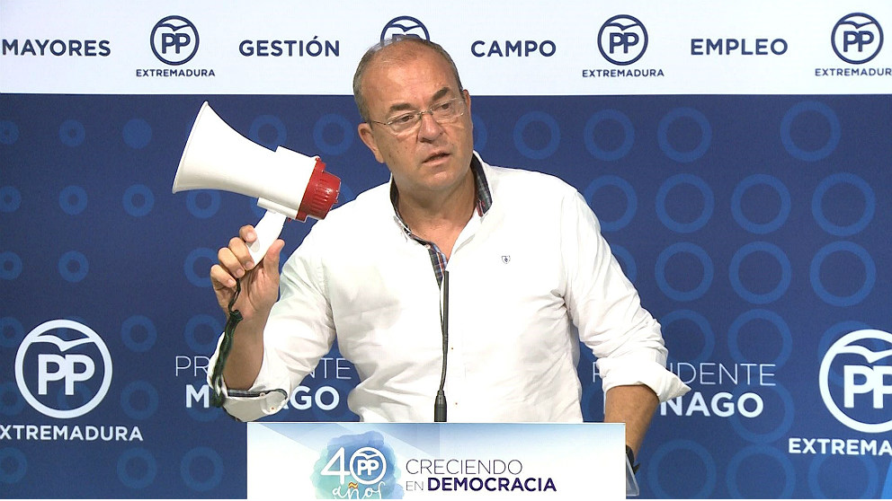 José Antonio Monago, líder del PP en Extremadura. (EP)