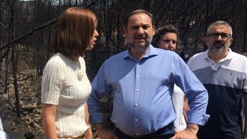 Diana Morant y José Luis Ábalos en una imagen de archivo.