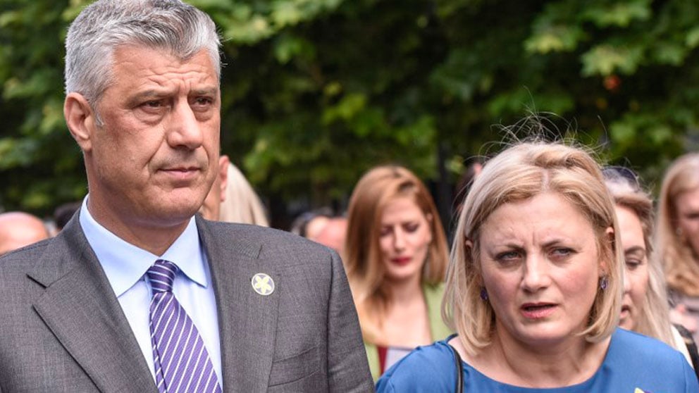 El presidente de Kosovo, Hashim Thaci. Foto: AFP