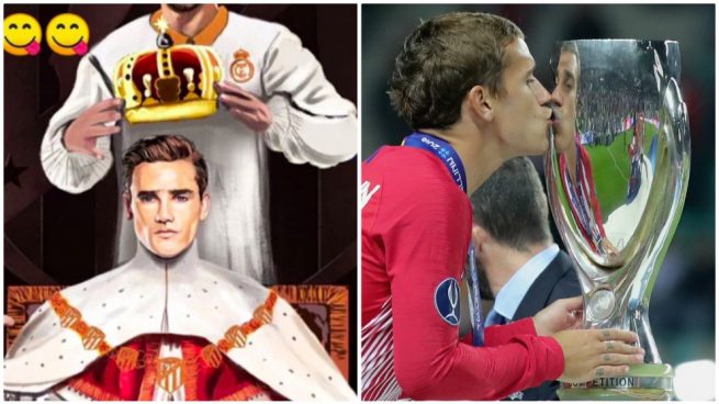 Griezmann la lía en Instagram: se proclama rey del fútbol y ‘vacila’ a Sergio Ramos