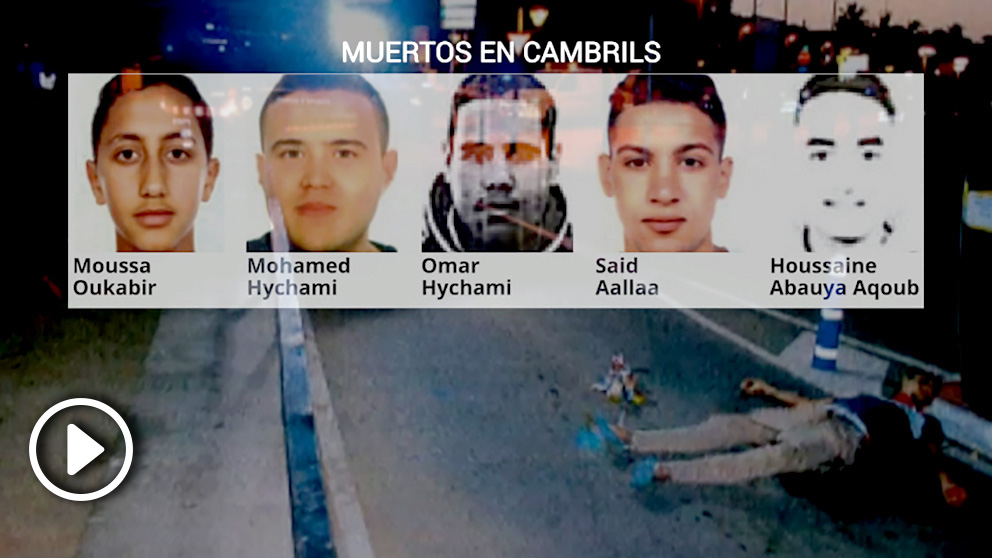 Los terroristas del 17-A y sus destinos.