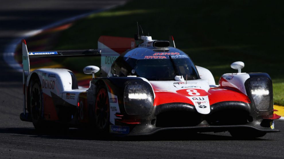 El Toyota número 8 de Fernando Alonso. (Getty)