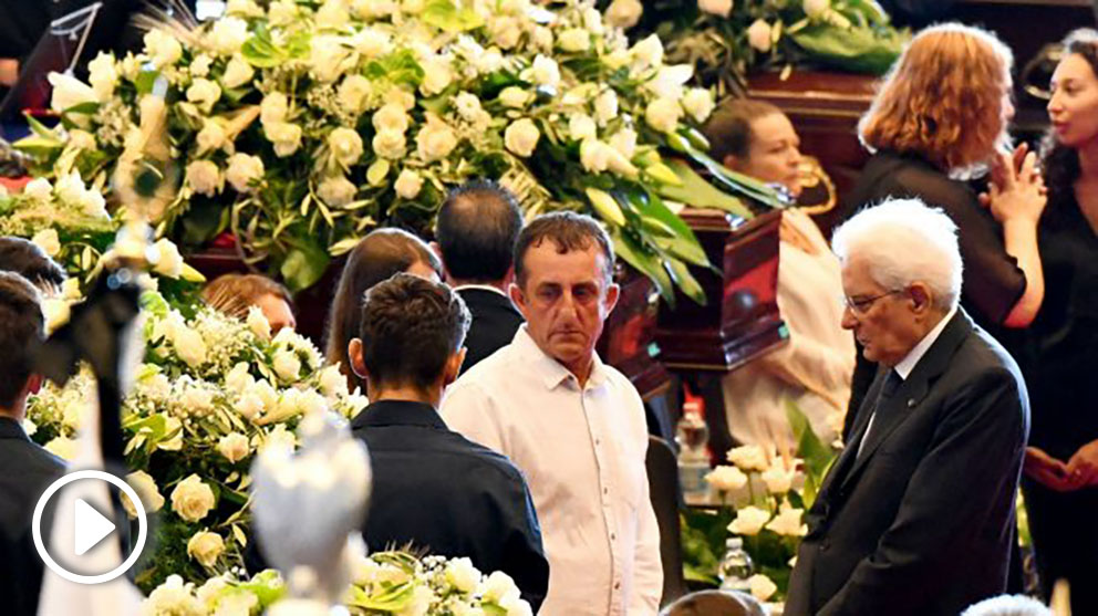 Funeral de Estado en Italia (AFP).