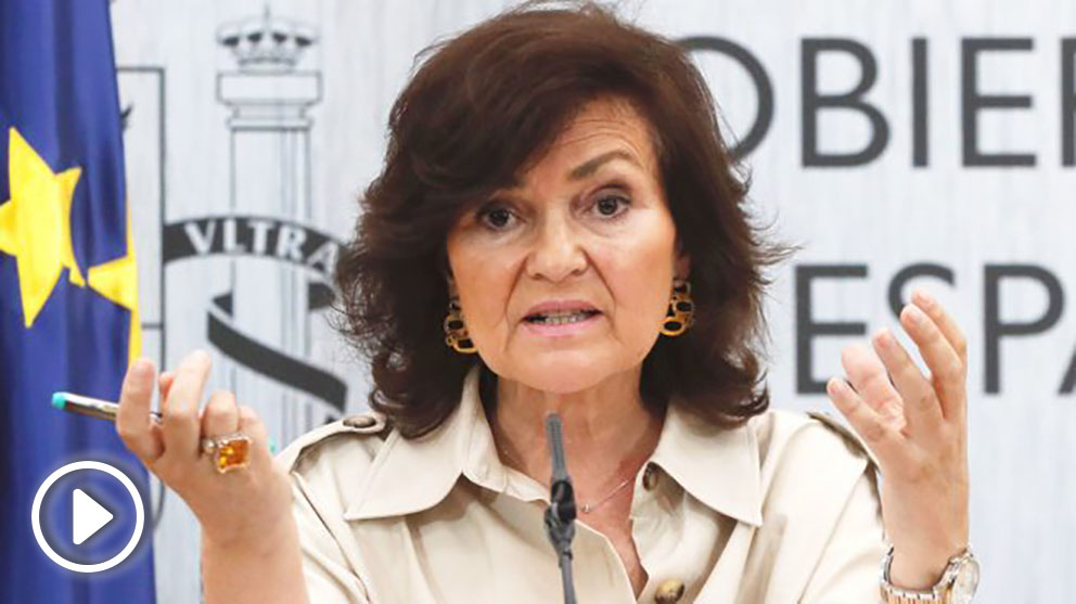 Carmen Calvo, vicepresidenta del Gobierno. (Foto: EFE)
