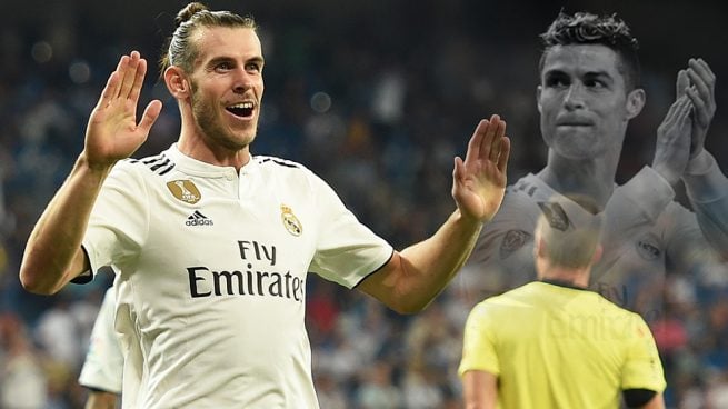 Bale pone cara de Cristiano