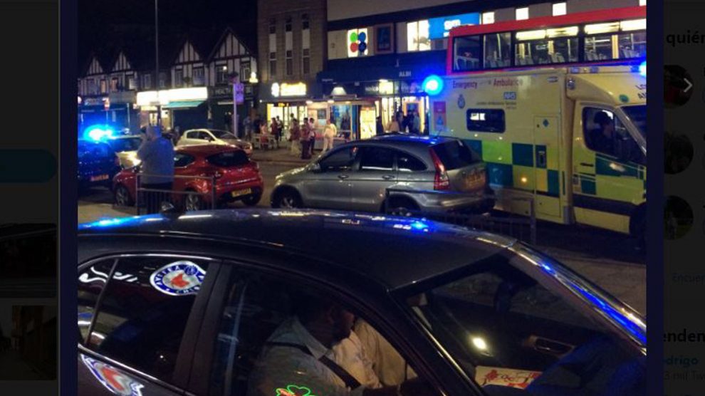 Tiroteo en Londres (Twitter Boycey_boy)
