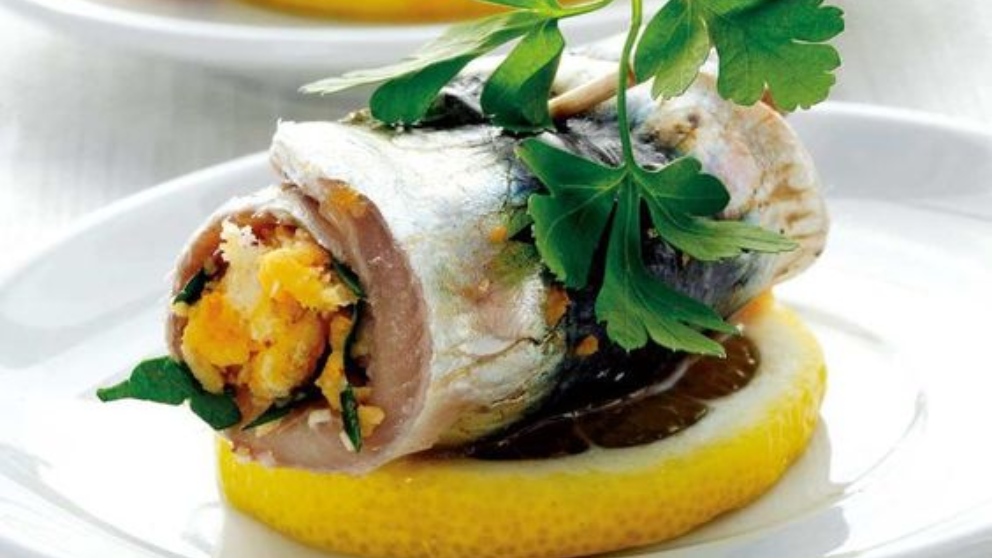 Receta de sardinas rellenas de acelgas, un entrante saludable