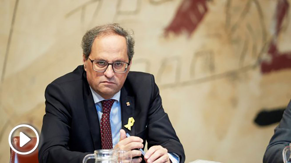 Quim Torra, presidente de la Generalitat de Cataluña. (Foto: EFE)