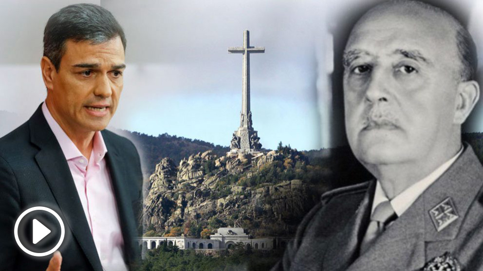 Pedro Sánchez y Francisco Franco.