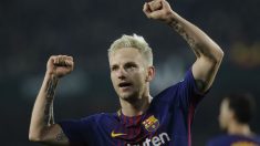 Ivan Rakitic celebra un gol con el Barcelona. (AFP)