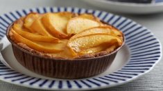 Receta de flognarde de melocotón