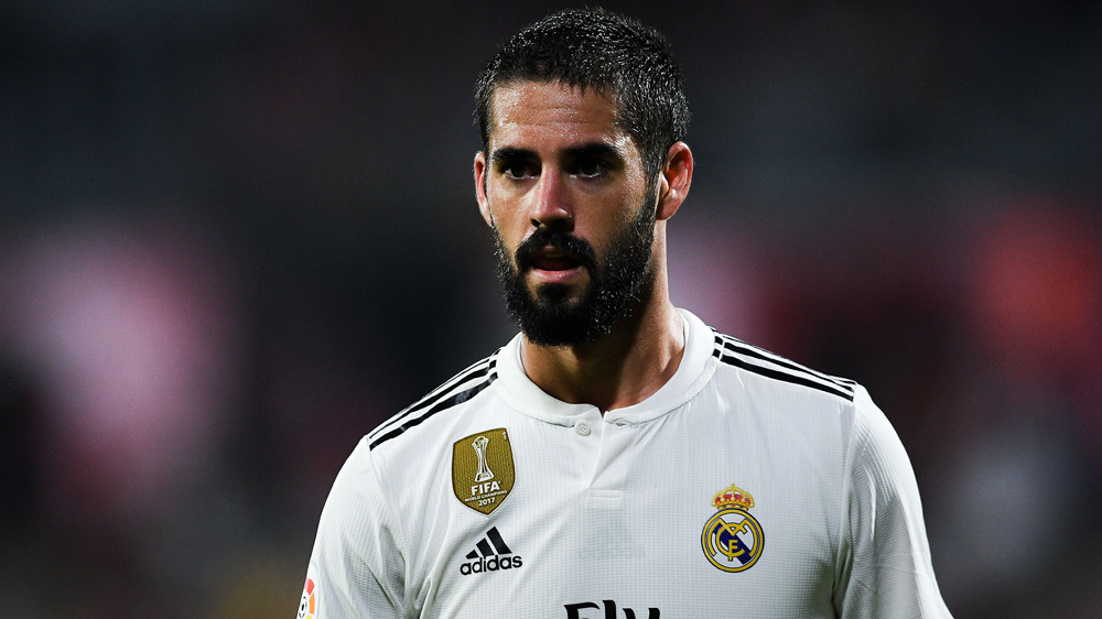 Isco, durante el Girona-Real Madrid (Getty).