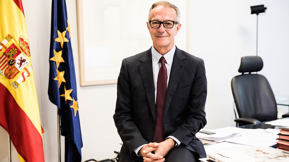 José Guirao, ministro de Cultura, en su despacho. Foto: Europa Press