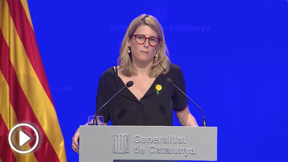 Elsa Artadi, portavoz del Govern de Cataluña. (EP)